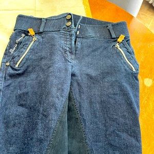Women equestrian riding jeans full seat
